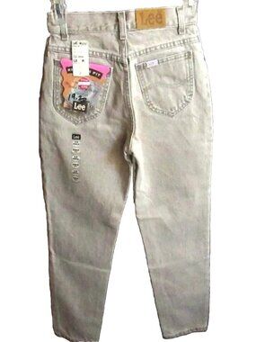 24x27 Vintage 1980's GIRLS Jeans 12 REG HIGH WAIST RELAXED FIT MOM JEANS NEW NOS